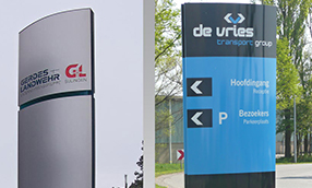 Reclamezuilen Onlay
